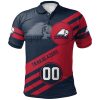 NCAA Dixie State Trailblazers Custom Number Logo Polo Shirt