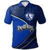 NCAA Eastern Illinois Panthers Custom Number Tattoo Polynesian Polo Shirt