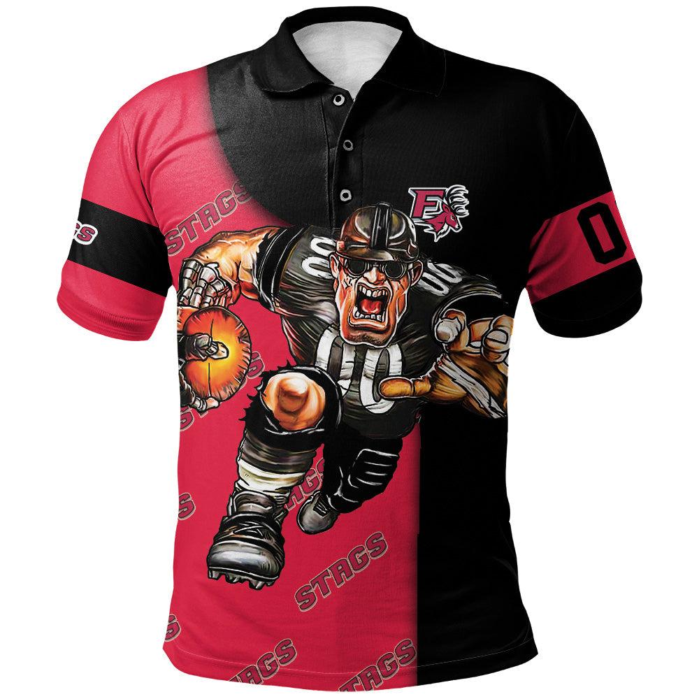 NCAA Fairfield Stags Football Go On Polo Shirt