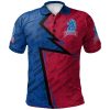 NCAA Fairleigh Dickinson Knights Custom Text Number Abstract Pattern Sport Polo Shirt