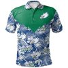 NCAA Florida Gulf Coast Eagles Tropical Seamless Polo Shirt