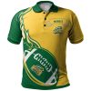NCAA George Mason Patriots Flame Ball Polo Shirt