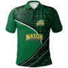 NCAA George Mason Patriots Custom Number Tattoo Polynesian Polo Shirt