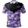 NCAA Grand Canyon Antelopes Tropical Seamless Polo Shirt