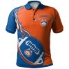 NCAA Houston Baptist Huskies Flame Ball Polo Shirt