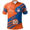NCAA Houston Baptist Huskies Custom Number Logo Polo Shirt