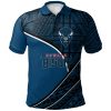 NCAA Howard Bison Custom Number Tattoo Polynesian Polo Shirt