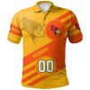 NCAA Illinois State Redbirds Custom Number Logo Polo Shirt