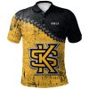 NCAA Kennesaw State Owls Grunge Polynesian Tattoo Polo Shirt