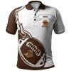 NCAA Lehigh Mountain Hawks Flame Ball Polo Shirt
