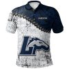 NCAA Longwood Lancers Grunge Polynesian Tattoo Polo Shirt