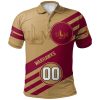 NCAA Louisiana-Monroe Warhawks Custom Number Logo Polo Shirt