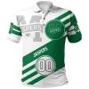 NCAA Manhattan Jaspers Custom Number Logo Polo Shirt