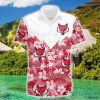 NCAA Marist Red Foxes Tropical Seamless Hawaiian Shirt
