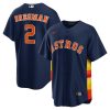 Houston Astros Alex Bregman Nike Navy Alternate MLB Replica Jersey