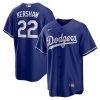 Los Angeles Dodgers Clayton Kershaw Nike Royal Alternate MLB Replica Jersey