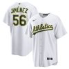 Oakland Athletics Dany Jiménez Nike White Home MLB Replica Jersey