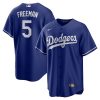 Los Angeles Dodgers Freddie Freeman Nike Royal Alternate MLB Replica Jersey