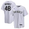 Colorado Rockies Germán Márquez Nike White Home MLB Replica Jersey