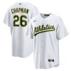 Oakland Athletics Matt Chapman Nike White Home MLB Replica Jersey