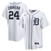 Detroit Tigers Miguel Cabrera Nike White Home MLB Replica Jersey