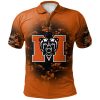 NCAA Mercer Bears Custom Text Number Camouflage Vintage Polo Shirt