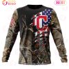 MLB Cleveland Guardians Custom Name Number Special Camo Sweatshirt
