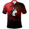 NCAA Northeastern Huskies Coconut Tree Polo Shirt