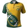 NCAA Northern Michigan Wildcats Flame Ball Polo Shirt