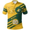 NCAA Northern Michigan Wildcats Custom Number Logo Polo Shirt