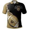 NCAA Oakland Golden Grizzlies Flame Ball Polo Shirt
