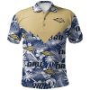 NCAA Oral Roberts Golden Eagles Tropical Seamless Polo Shirt