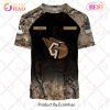 MLB Cleveland Guardians Custom Name Number Hunting Camouflage T-Shirt