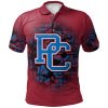 NCAA Presbyterian Blue Hose Custom Text Number Camouflage Vintage Polo Shirt
