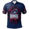NCAA Robert Morris Colonials Custom Text Number Camouflage Vintage Polo Shirt