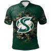 NCAA Sacramento State Hornets Custom Text Number Camouflage Vintage Polo Shirt
