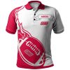 NCAA Sacred Heart Pioneers Flame Ball Polo Shirt
