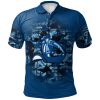 NCAA San Diego Toreros Custom Text Number Camouflage Vintage Polo Shirt