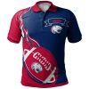 NCAA South Alabama Jaguars Flame Ball Polo Shirt
