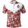 NCAA South Dakota Coyotes Tropical Seamless Polo Shirt