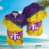 NCAA Tennessee Tech Golden Eagles Grunge Polynesian Tattoo Hawaiian Shirt