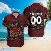 NCAA Texas State Bobcats Custom Text Number Camouflage Vintage Hawaiian Shirt