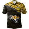 NCAA Towson Tigers Grunge Polynesian Tattoo Polo Shirt