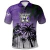NCAA Weber State Wildcats Coconut Tree Polo Shirt