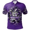 NCAA Weber State Wildcats Custom Text Number Camouflage Vintage Polo Shirt