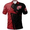 NCAA Western Kentucky Hilltoppers Custom Text Number Abstract Pattern Sport Polo Shirt