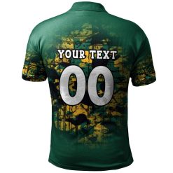 NCAA William & Mary Tribe Custom Text Number Camouflage Vintage Polo Shirt