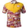 NCAA Winthrop Eagles Tropical Seamless Polo Shirt
