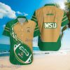 NCAA Wright State Raiders Flame Ball Hawaiian Shirt