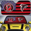 NFL Atlanta Falcons US Flag Style Car Sunshade